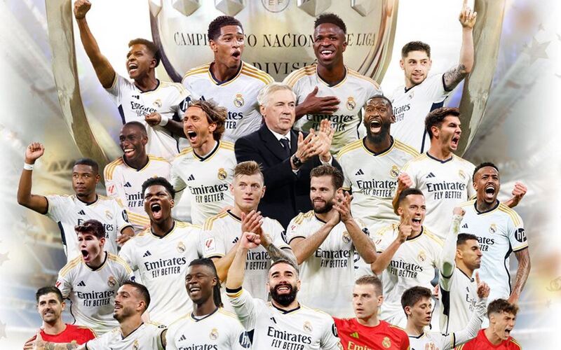Real Madrid là đội bóng giàu thành tích nhất lịch sử La Liga với 36 chức vô địch